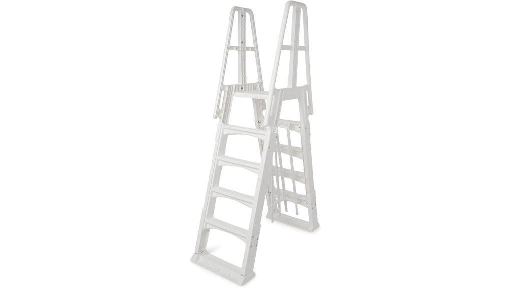 vinyl works adjustable ladder