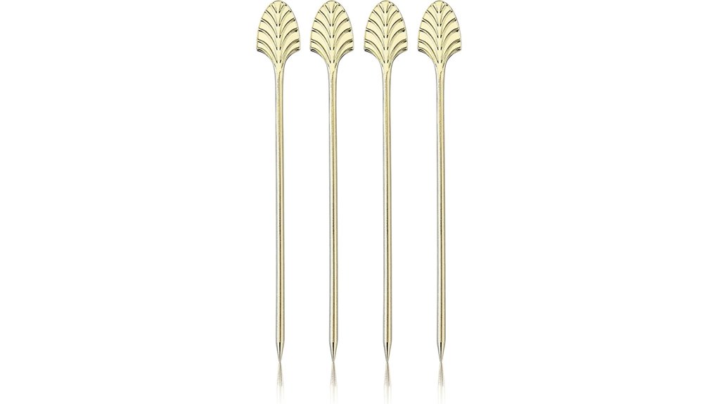 viski gold stainless picks
