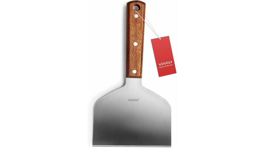 vovoly wide griddle scraper