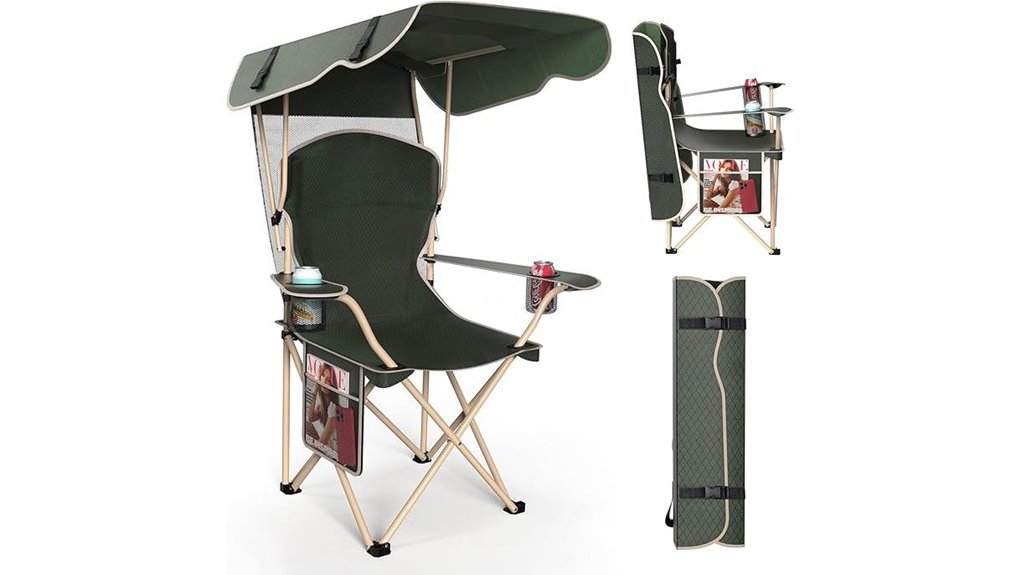 vtoy folding canopy chair