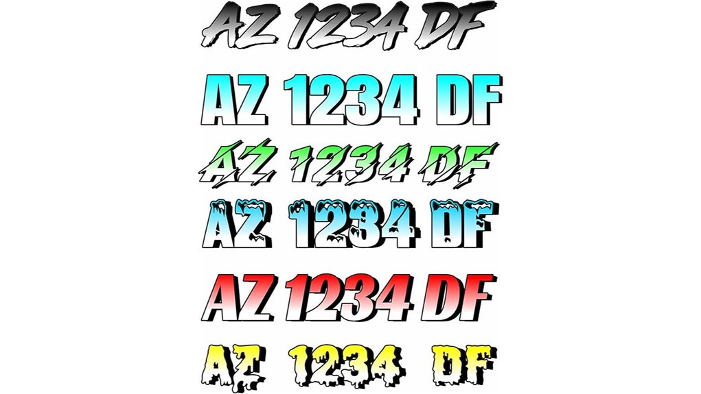 vulgrco durable boat stickers