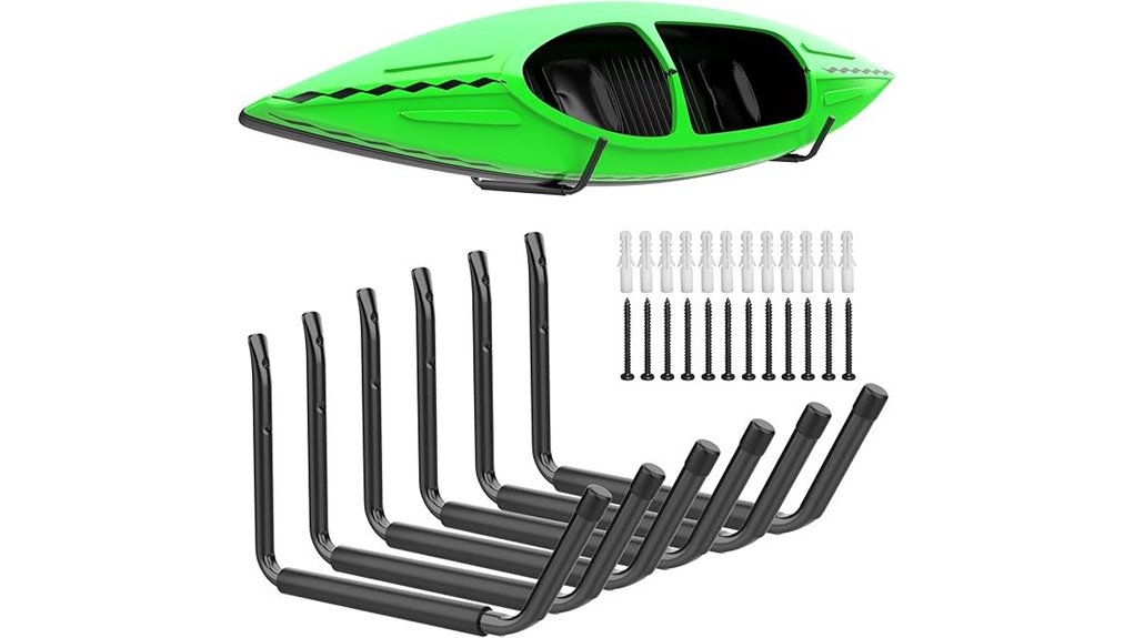 walmann wall mounted kayak rack