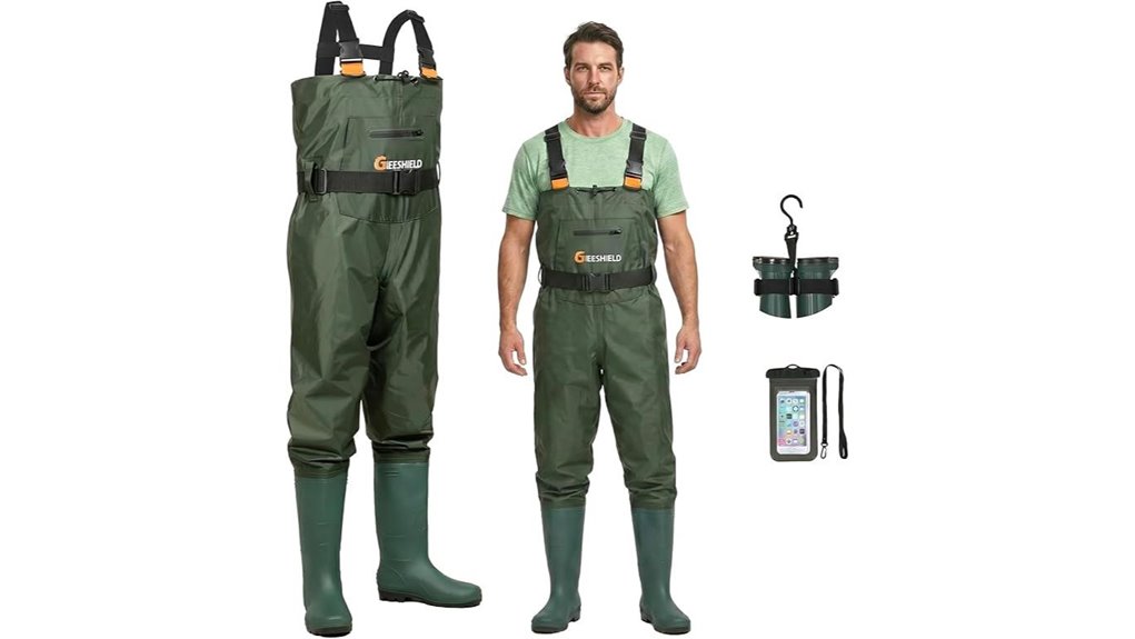waterproof 2 ply chest waders