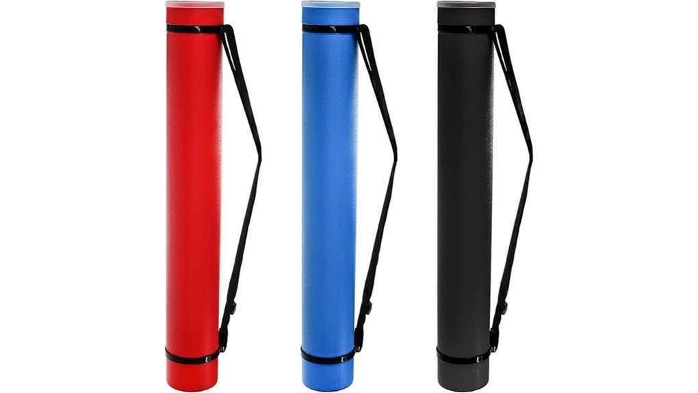 waterproof 3 pack poster tubes