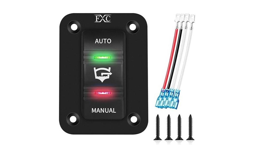 waterproof 3 way bilge switch