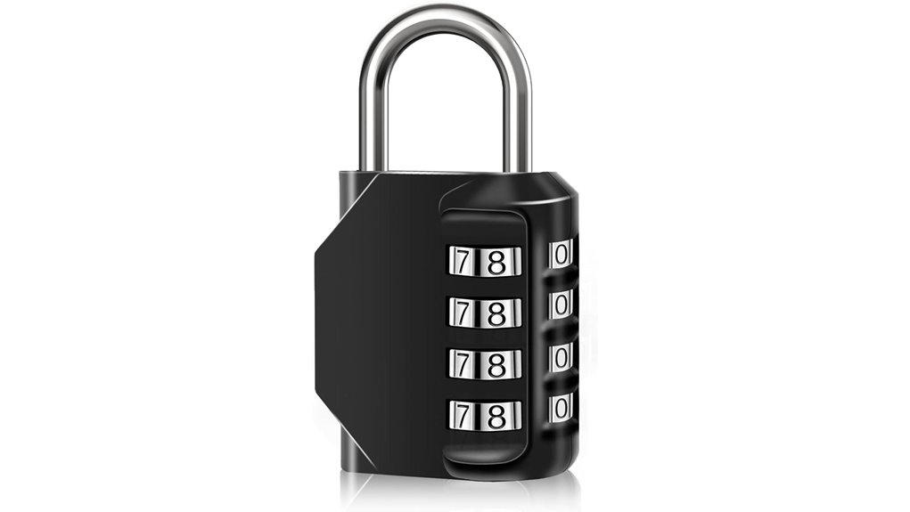 waterproof 4 digit zinc padlock