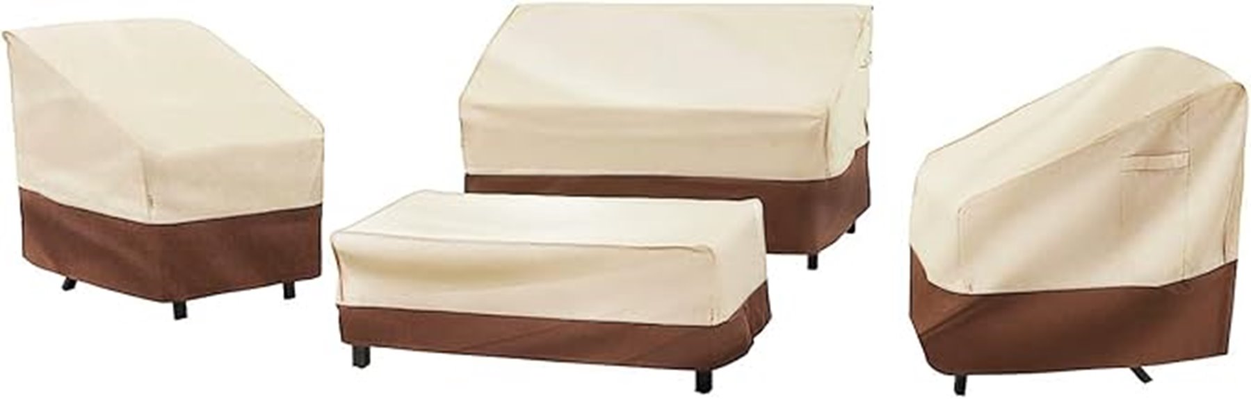 waterproof 4 piece patio covers