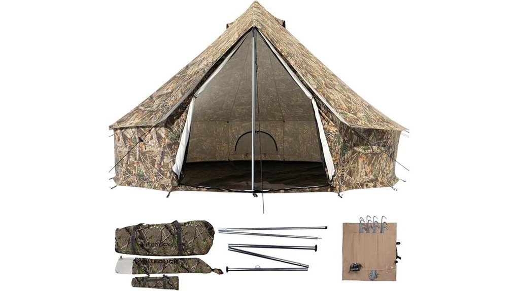 waterproof 4 season canvas tent