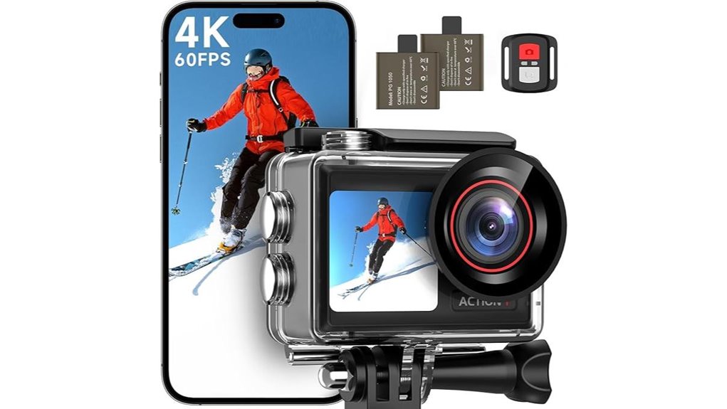 waterproof 4k60fps 30mp camera