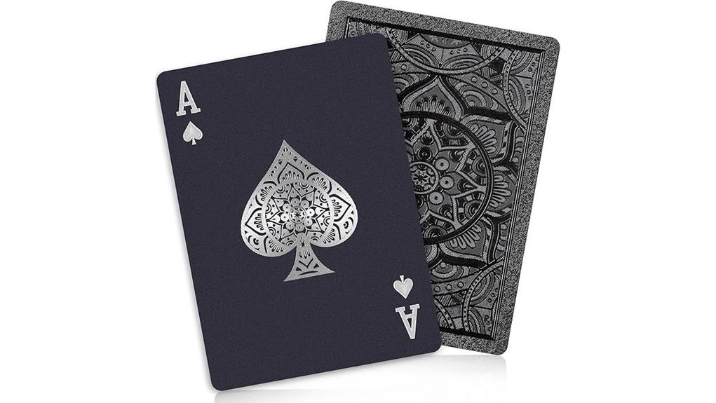 waterproof black plastic cards