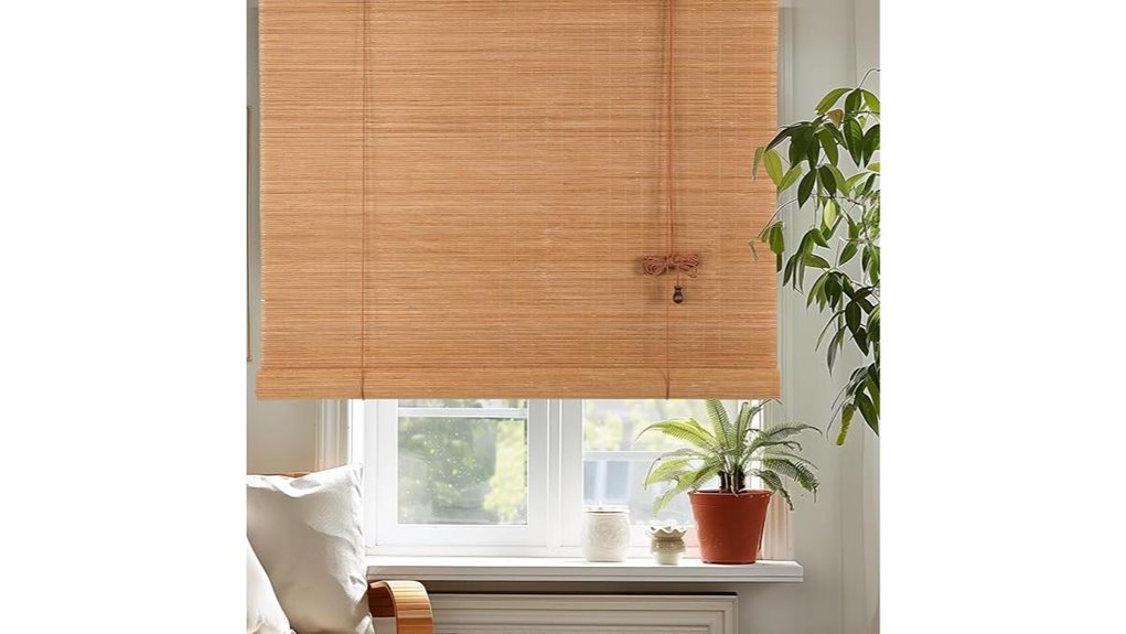 waterproof blackout bamboo blinds