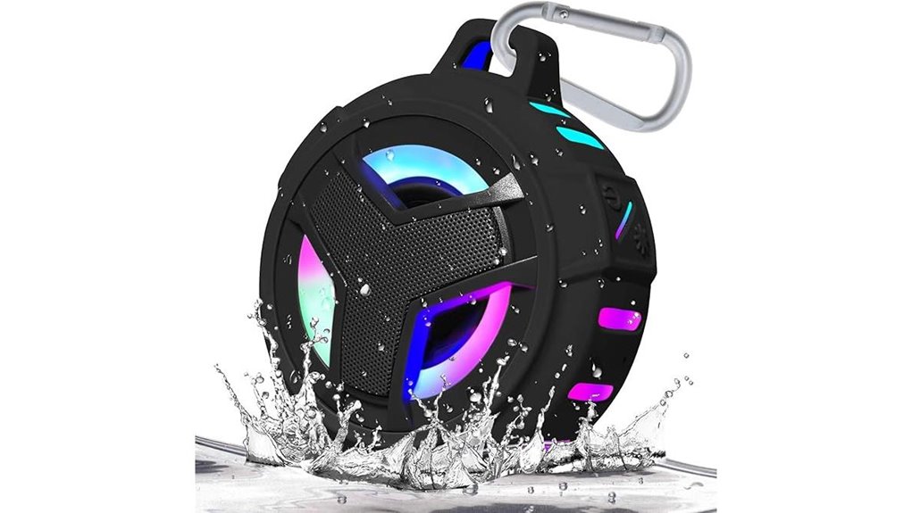 waterproof bluetooth led speaker