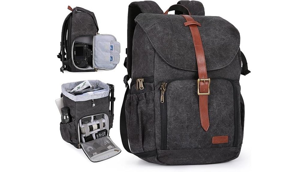 waterproof camera laptop backpack