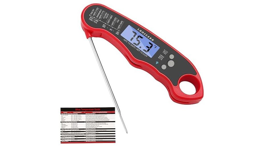 waterproof instant read thermometer