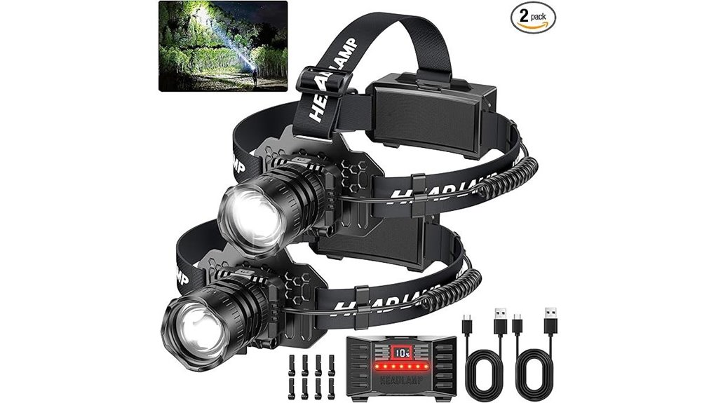 waterproof led headlamps sensor