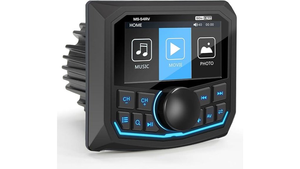 waterproof marine radio camera