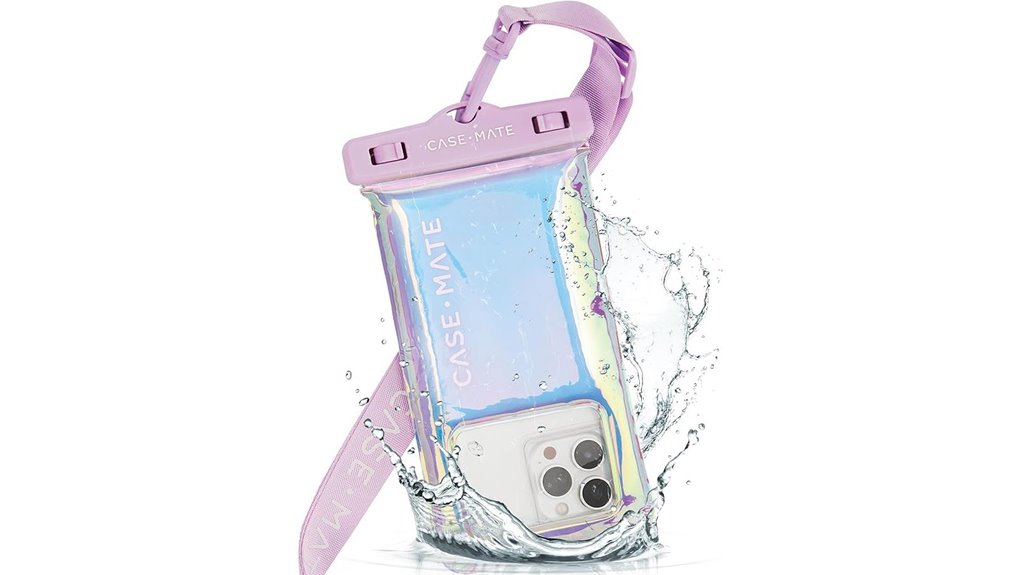 waterproof phone pouch lanyard
