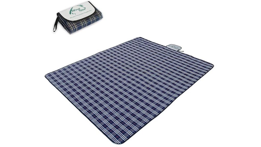 waterproof picnic blanket strap