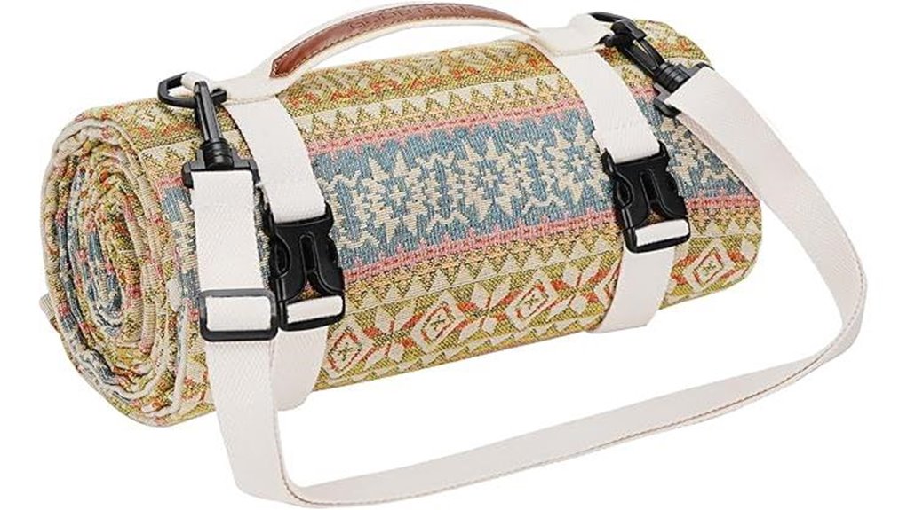 waterproof picnic blanket strap