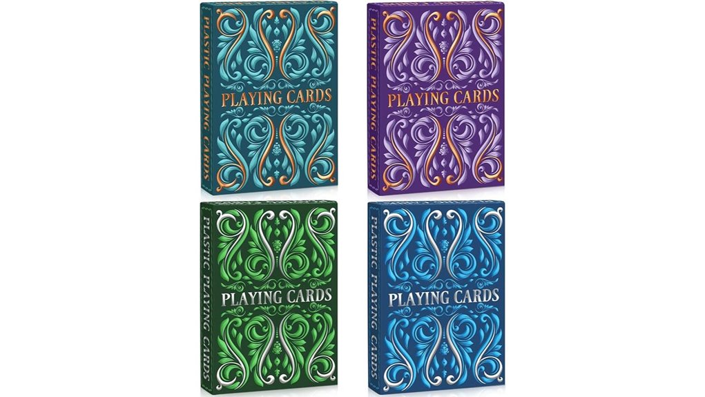 waterproof plastic poker cards