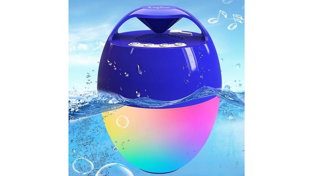 waterproof pool speaker leds