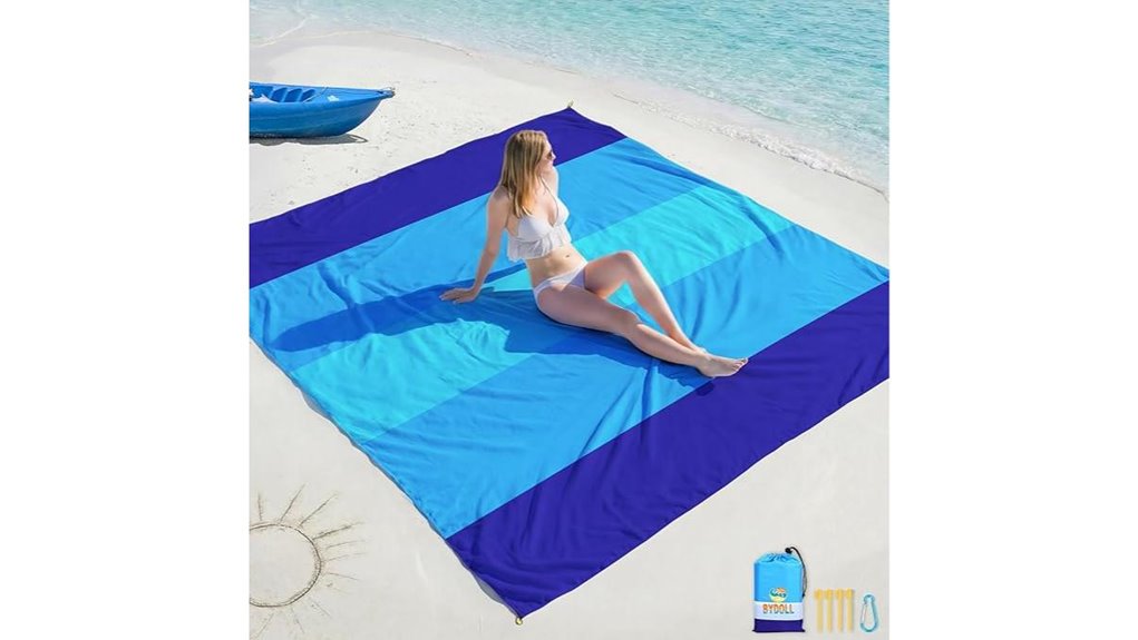 waterproof sandless beach blanket
