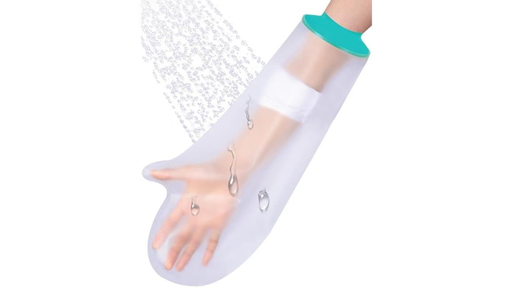 waterproof shower arm cover