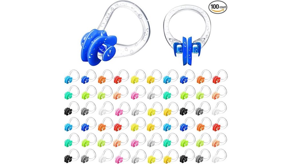 waterproof silicone nose clip