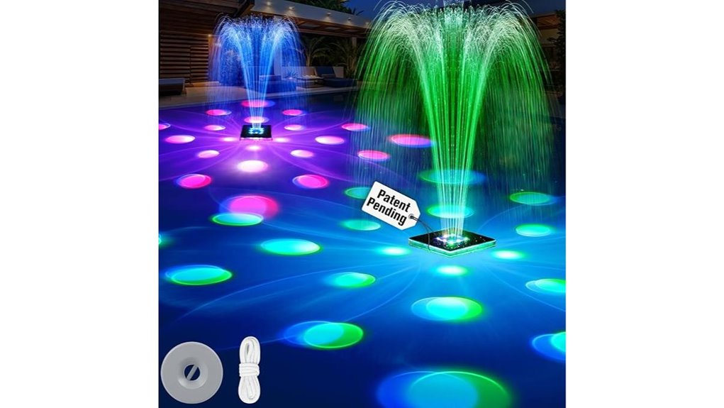 waterproof solar blue lights