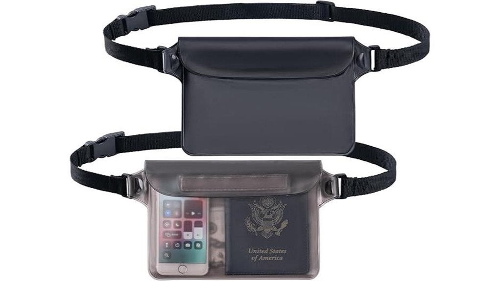 waterproof waist pouch set
