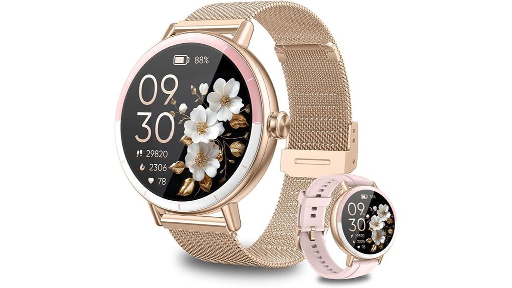 waterproof women s smartwatch calls