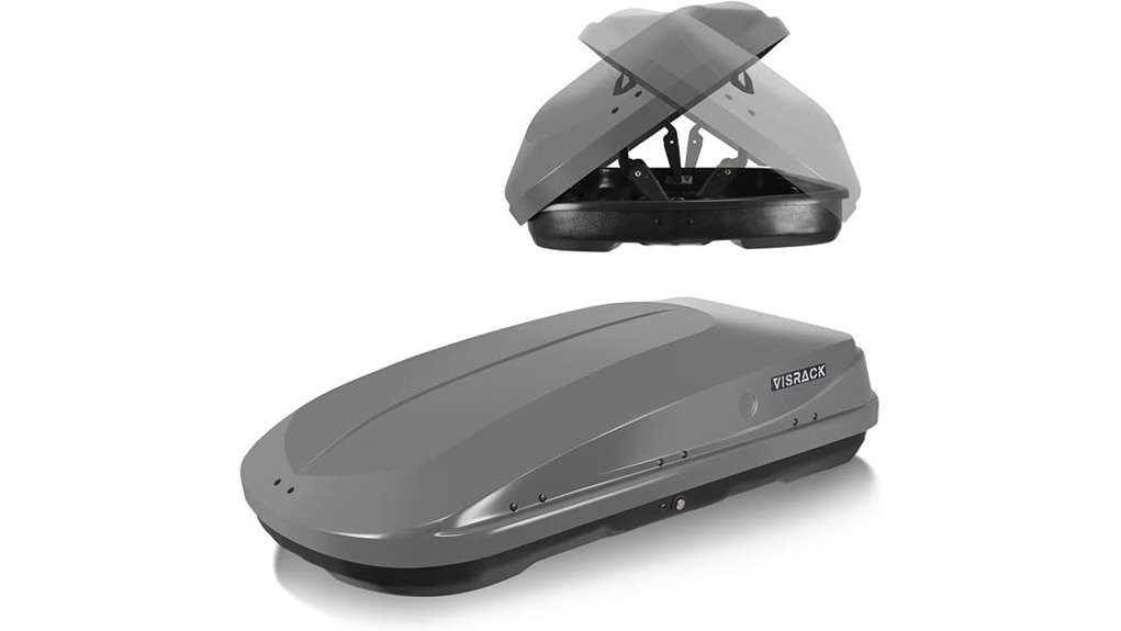 weather resistant 130lb rooftop box