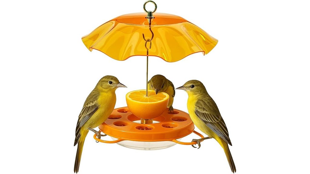 weatherguard hanging oriole feeder