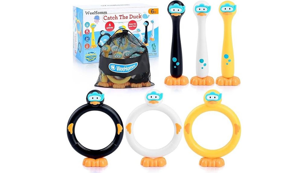 weehomm 6 piece pool rings