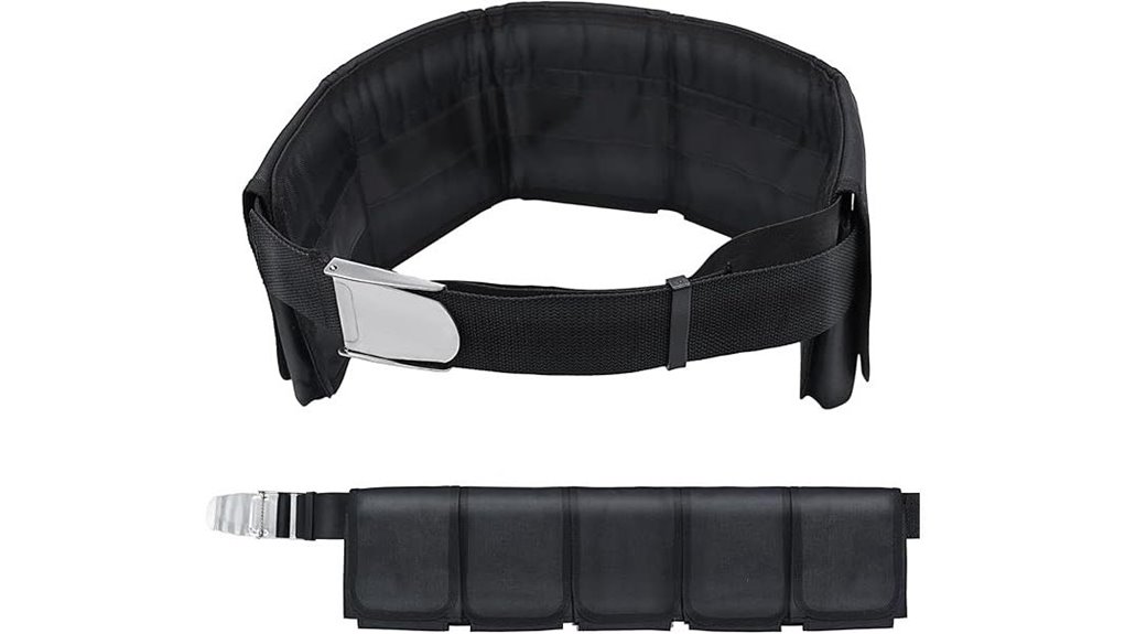 weight belt five quick releases