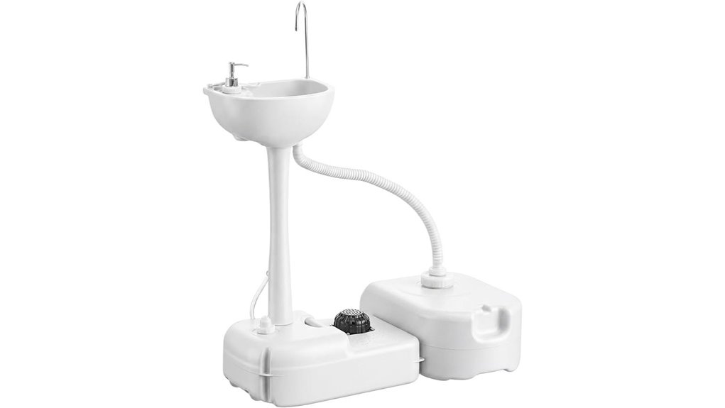 wheeled camp sink dispenser