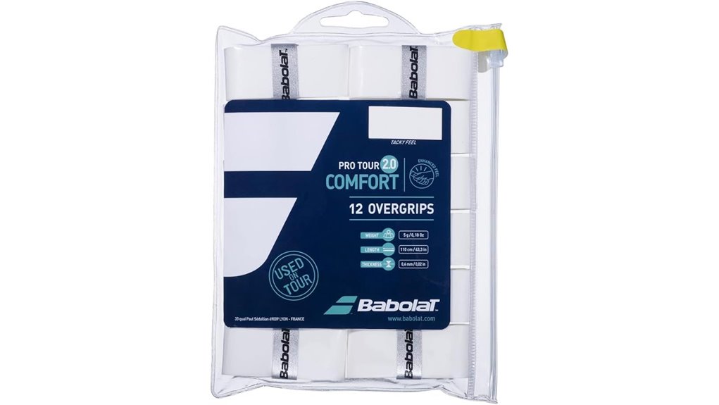 white 12 count babolat overgrip