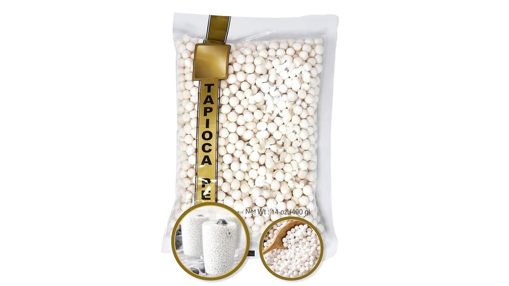 white tapioca pearls 14oz