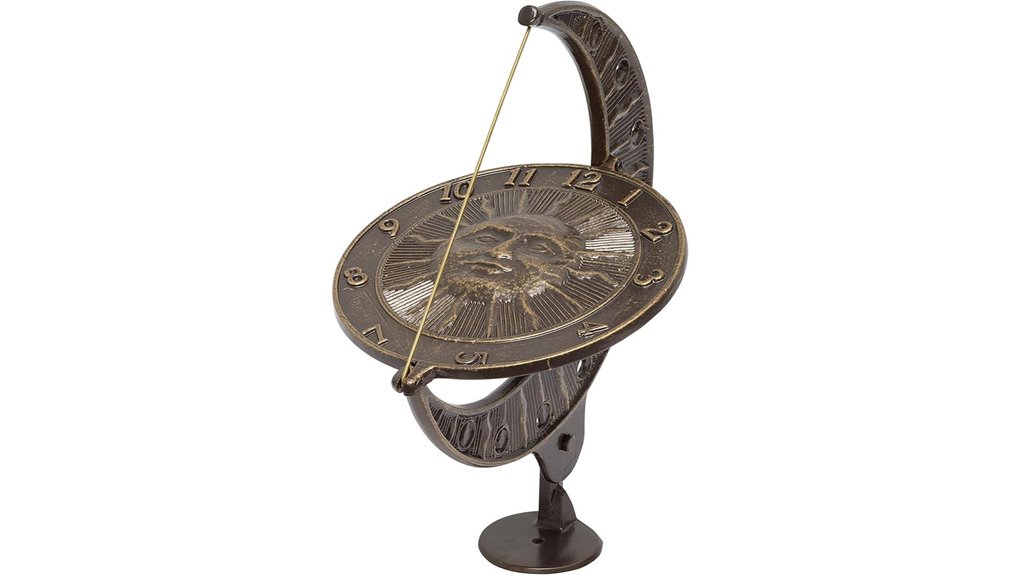 whitehall french bronze sundial