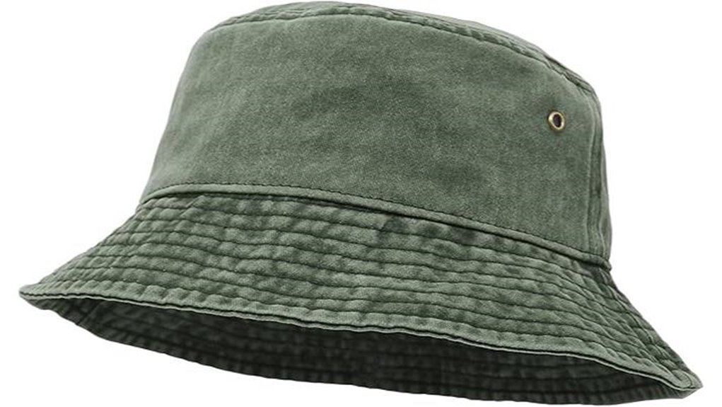 wide brim denim outdoor hat