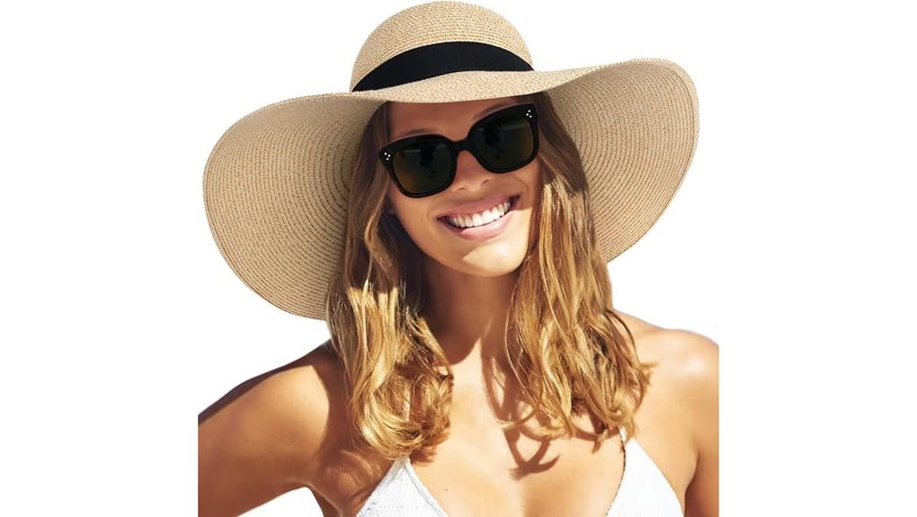 wide brim upf80 hat