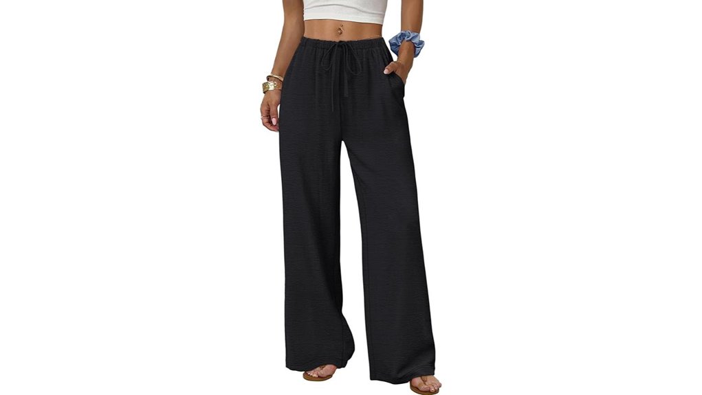 wide leg palazzo pockets