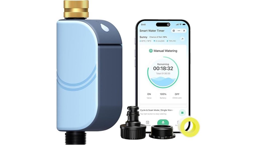 wifi garden hose flowmeter