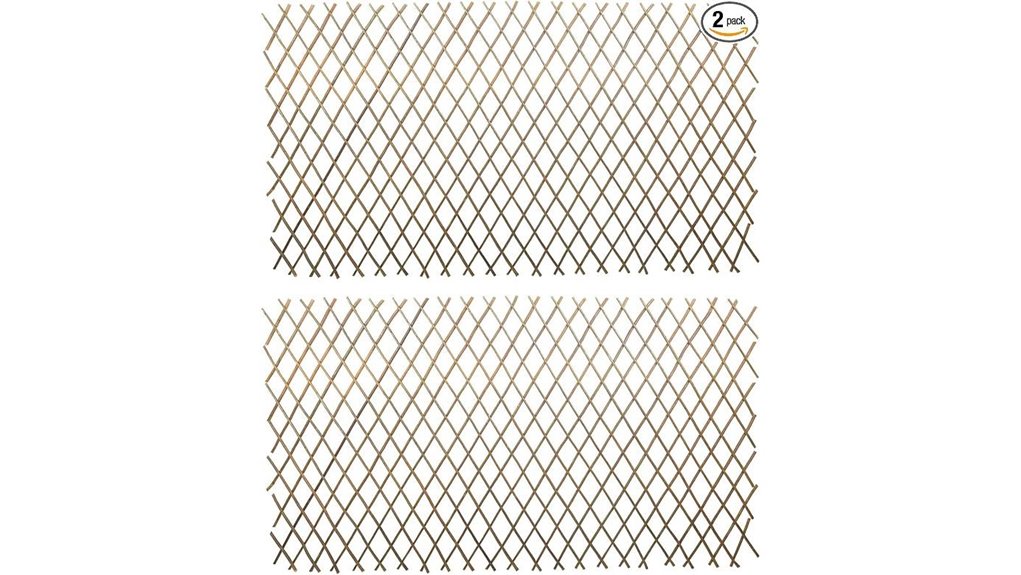 willow expandable lattice fence