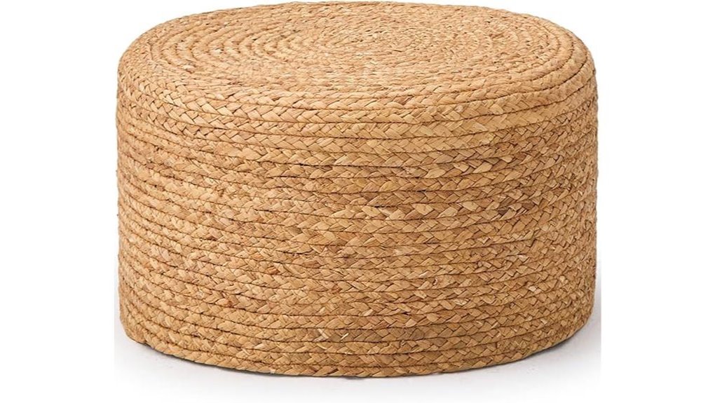 wimarsbon natural knitted pouf