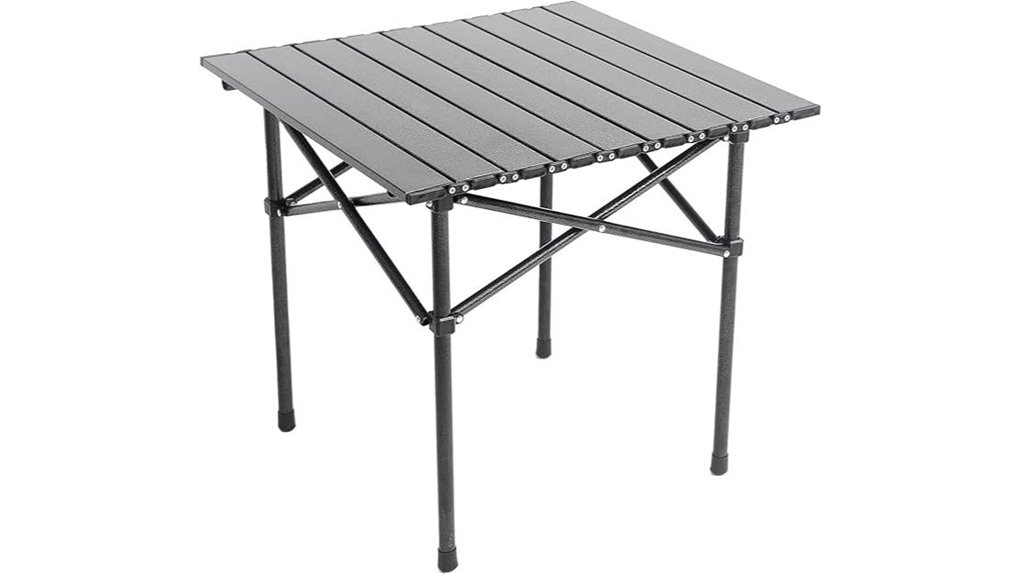 wind tour foldable camping table