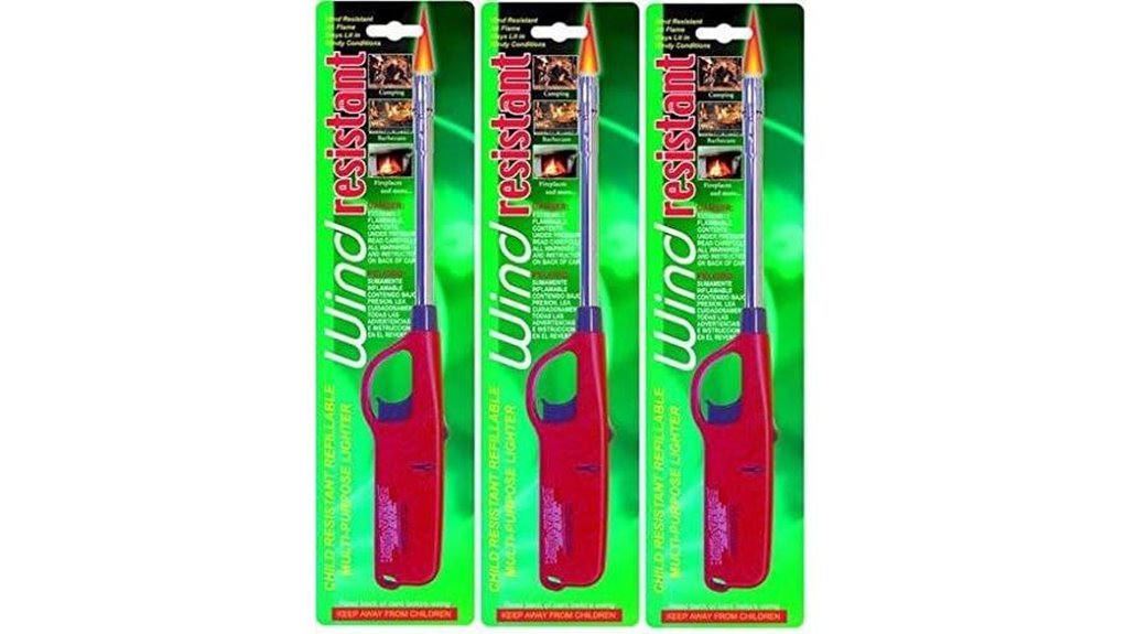 windproof 3 piece lighter set