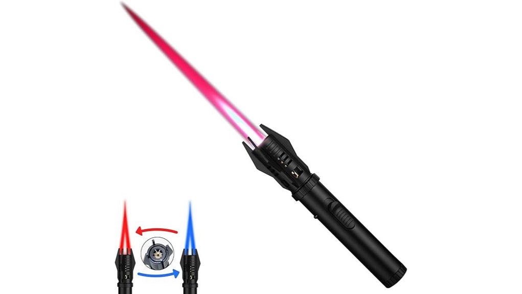 windproof torch safety lock