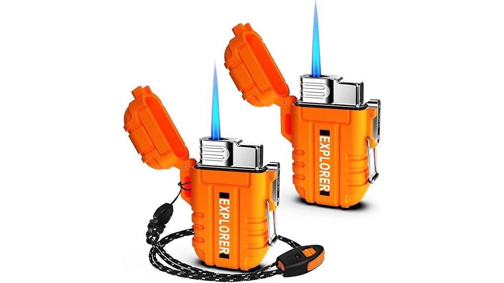 windproof twin butane lighters