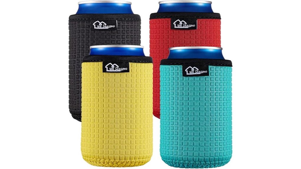 wkieason 4 pack neoprene sleeves